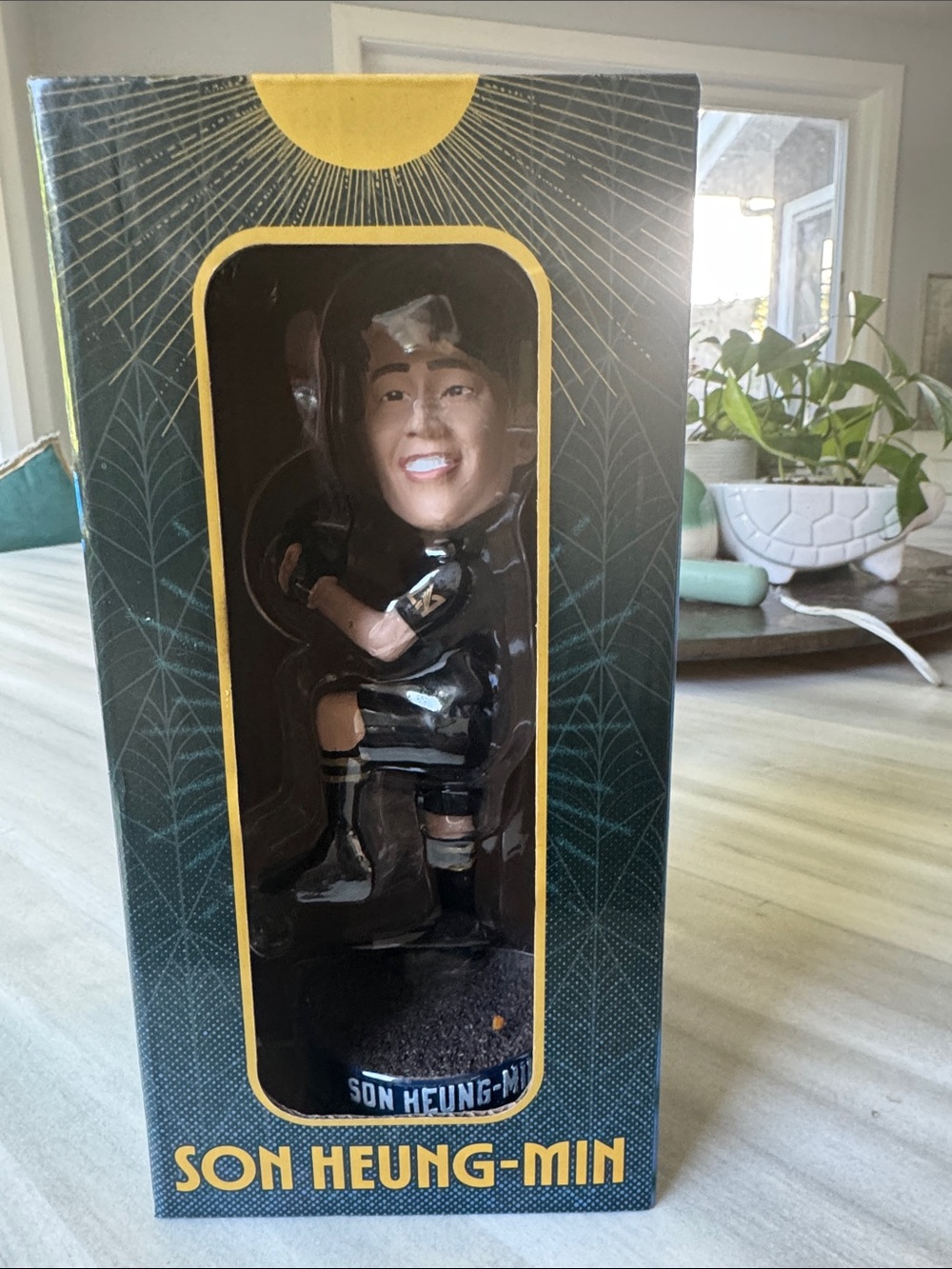 Son Heung-Min Soccer Bobblehead - Black & Gold Kit